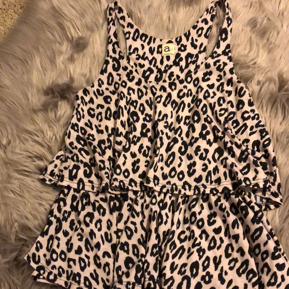 Animal print top